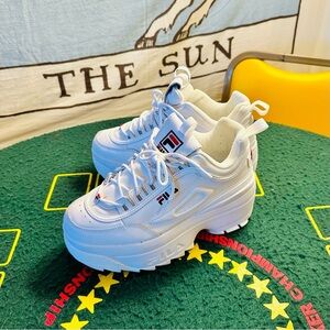 Fila White Athletic Sneakers